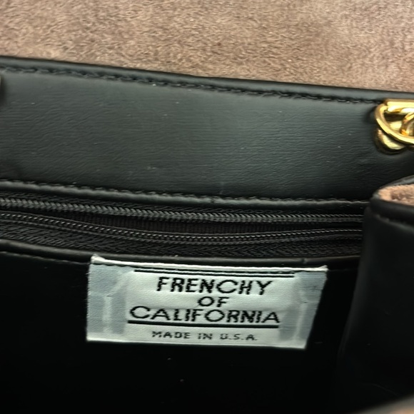 Frenchy of California made in the USA sued and Leather with crossbody strap - Picture 4 of 4